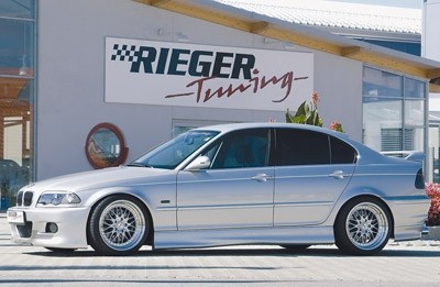 Zijskirts passend voor BMW E46 sedan/compact Rieger M3-look (set)