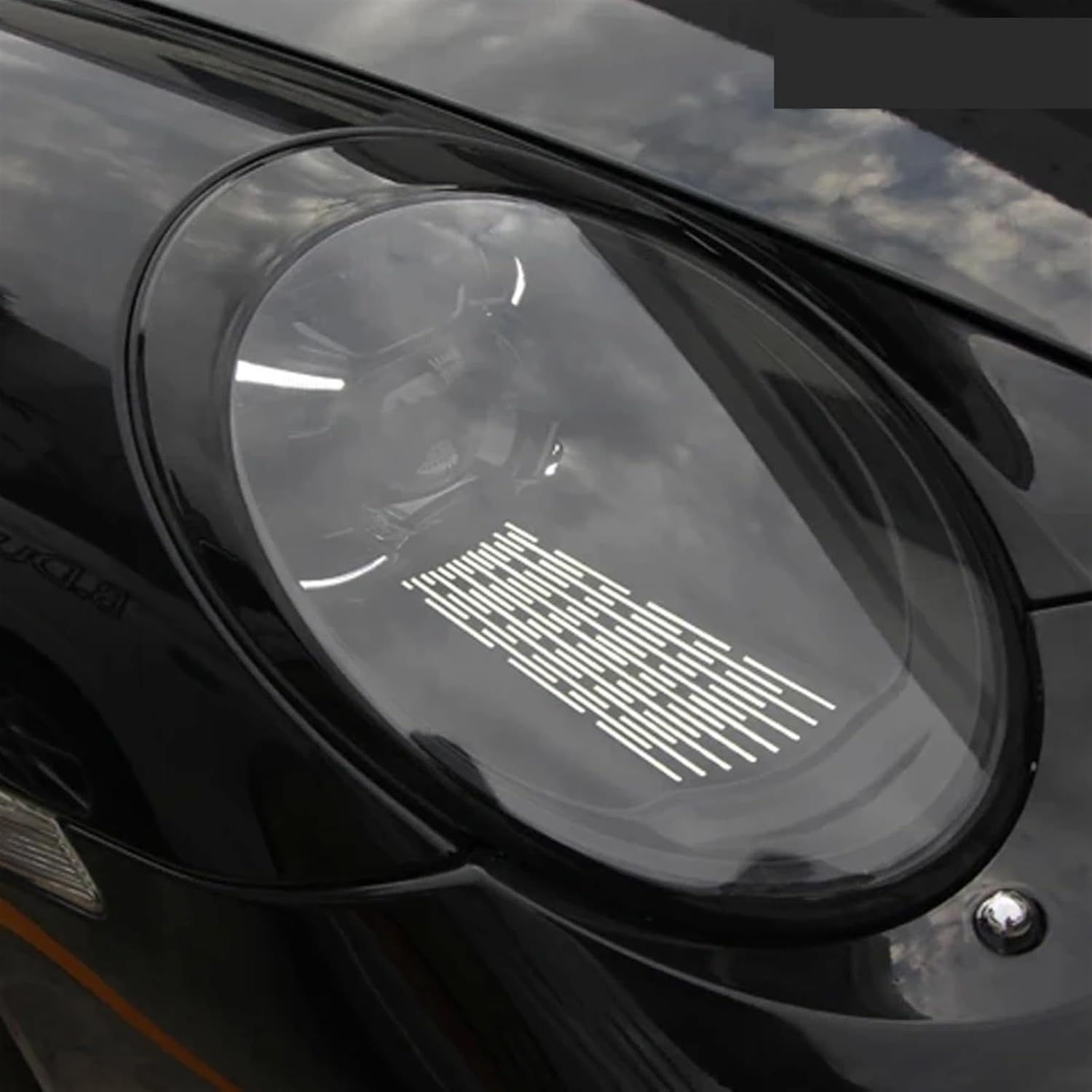 Koplampen Porsche 911 997 DRL LED Xenon Zwart