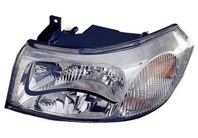 koplamp, Visteon, H4, chroom, elektr verstelb, links Ford Transi