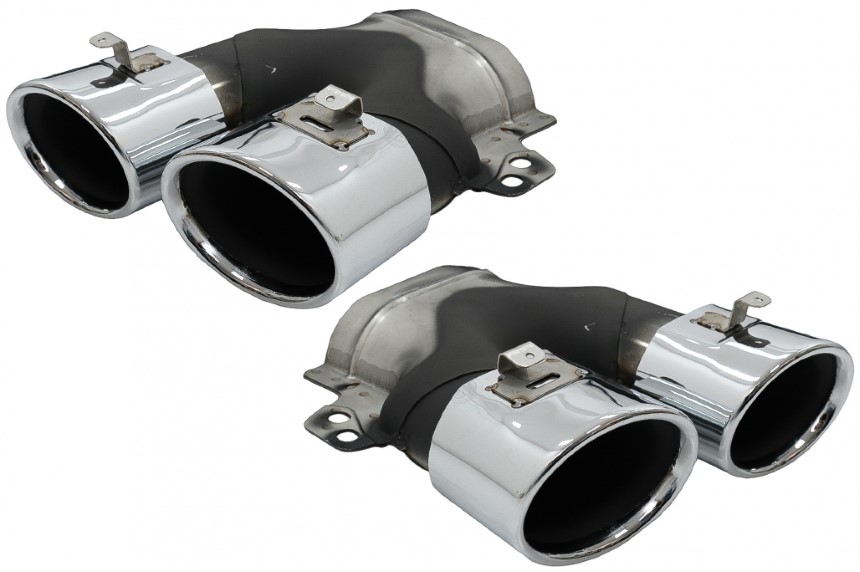 Achterbumper Diffuser passend voor Mercedes W205 C-Klasse C43 Design Night Package