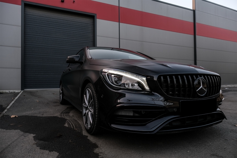 Bodykit passend voor Mercedes CLA C117 A45 AMG look incl. Sierstukken