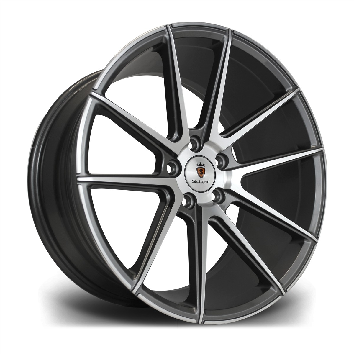 STUTTGART ST9 8.5x19 5X112 ET45 MATT GUNMETAL Velgen