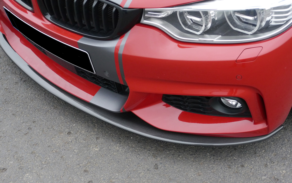 Voorspoiler passend voor BMW 4 Serie M Pakket F32 F33 F36 Rieger Carbon