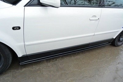 Zijskirts passend voor VW Passat 3B Glans Zwart