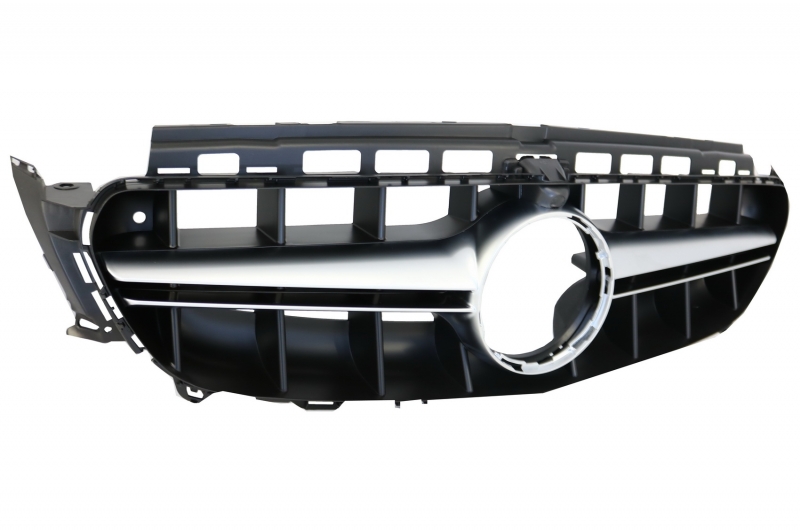 Grill passend voor Mercedes E-Class W213 S213 C238 A238 (2016+) Chroom Zwart E63 Design