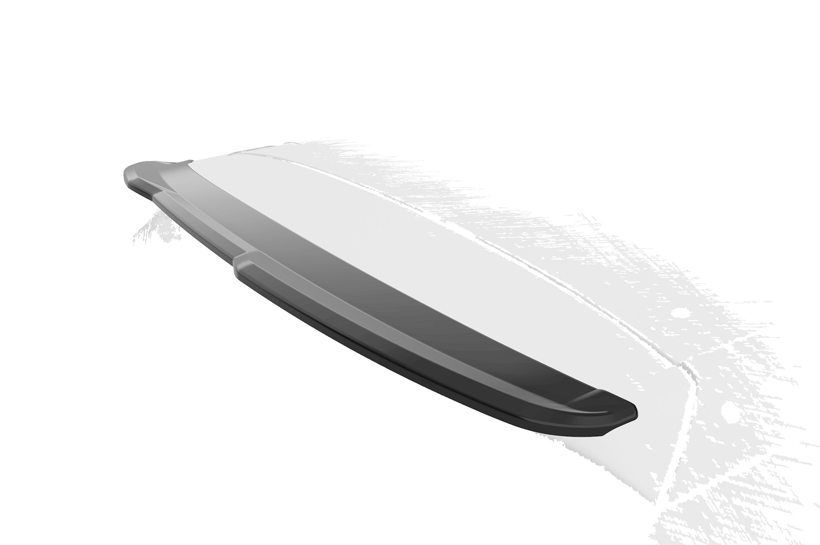 Spoiler passend voor Skoda Fabia 3 CSR glans Zwart
