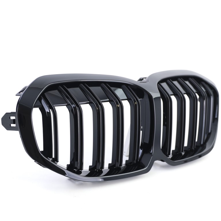 Grill passend voor BMW 1 F40 Dubbele Spijl Glans Zwart