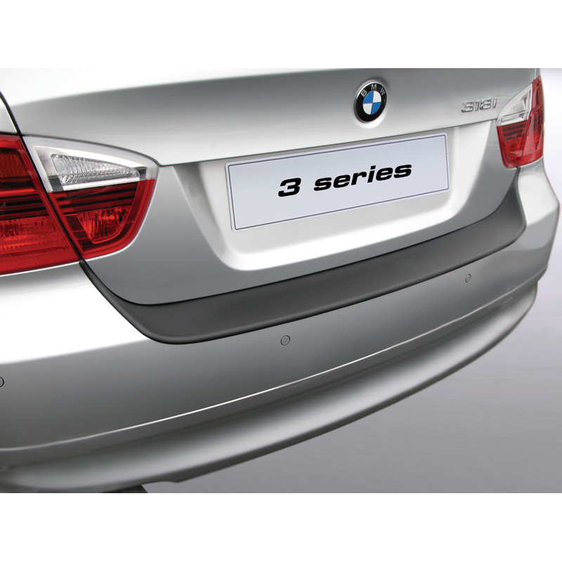 ABS Achterbumper beschermlijst  BMW 3-Serie E90 Sedan 2005-2008 excl. M Zwart