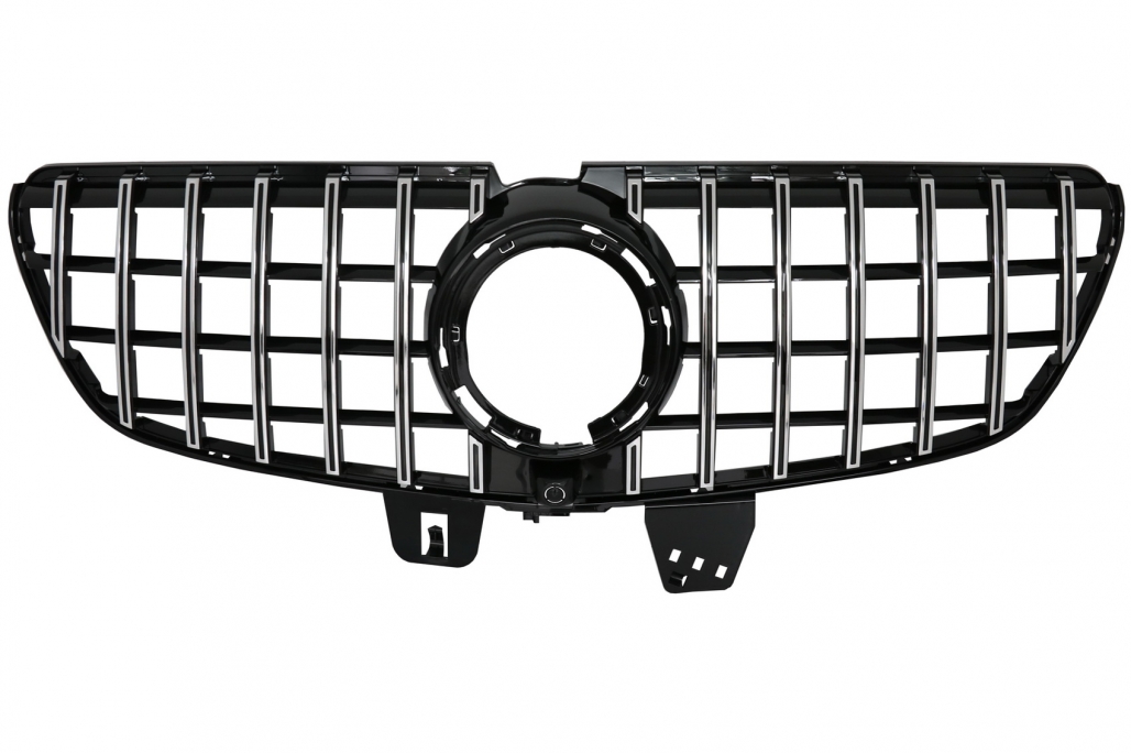 Grill passend voor Mercedes V-Class W447 Facelift (2019-..) GTR Chroom/Zwart