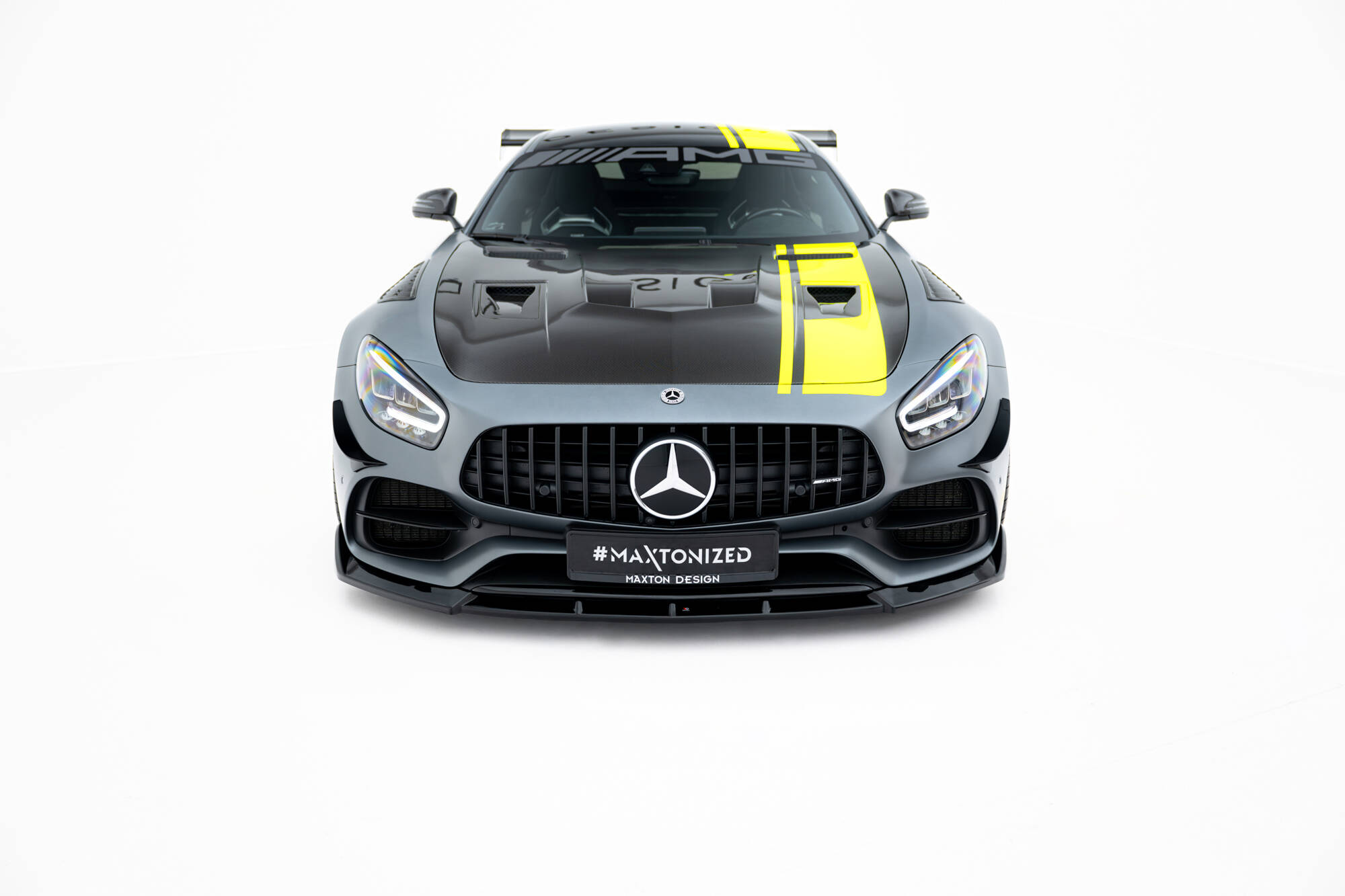 Bodykit Mercedes-AMG GT C C190 Facelift Maxton Glanzend zwart
