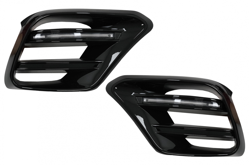 Bodykit passend voor Mercedes S Klasse W223 AMG Pakket Glans Zwart