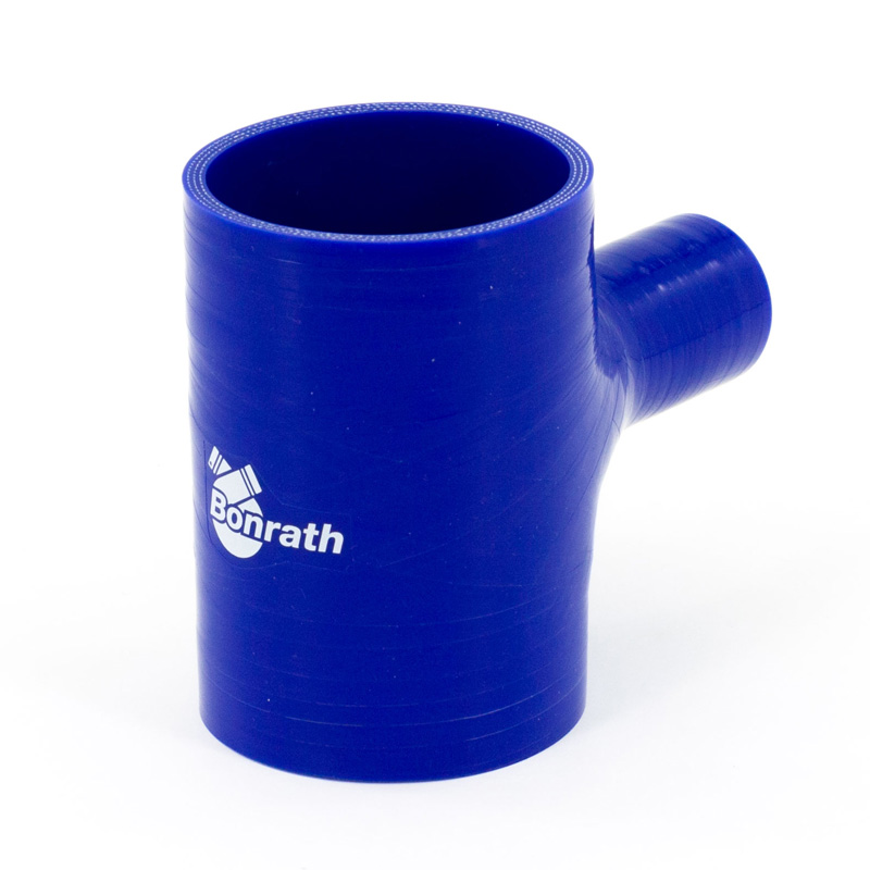 Bonrath Siliconen slang T-Piece 25mm - Lengte:100mm - Ø45mm