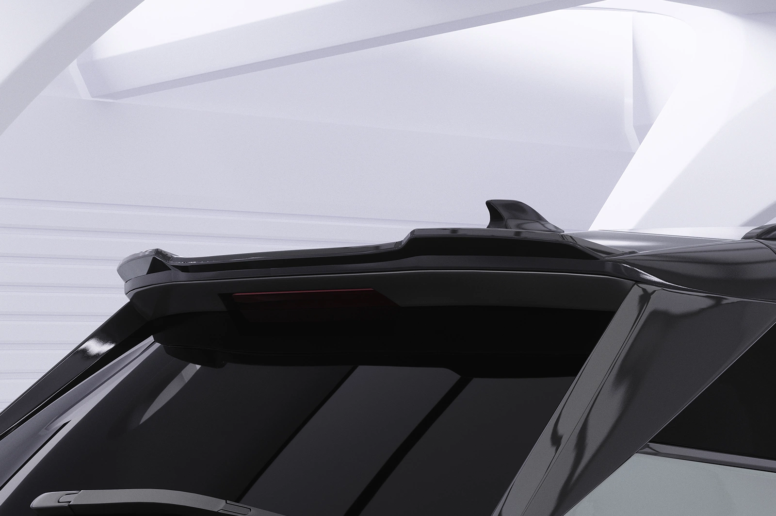 Achterspoiler Peugeot 2008 II / e-2008 glans zwart