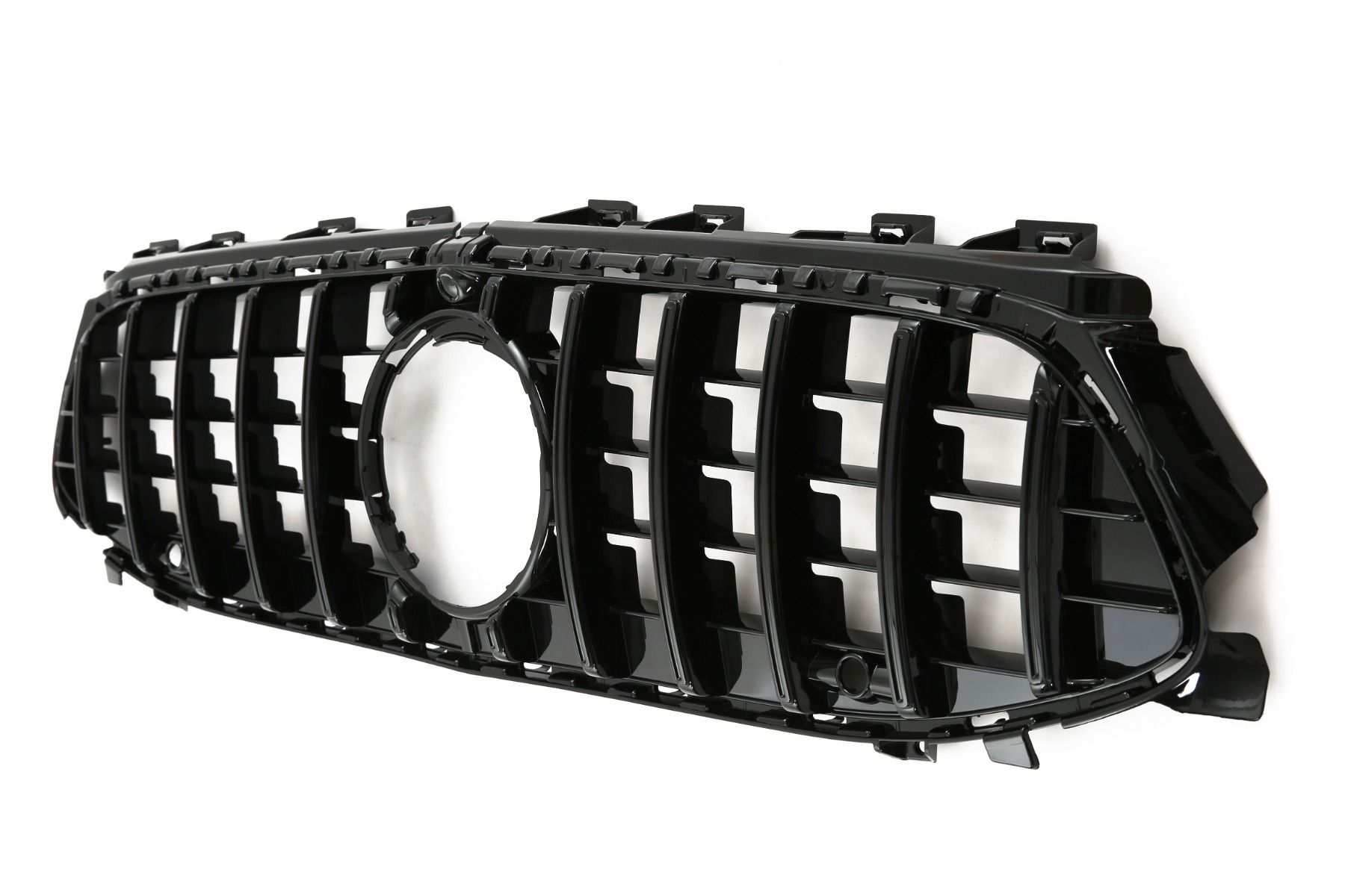 Grill passend voor Mercedes CLA C118, X118 facelift Glans Zwart 23-.. GT Look