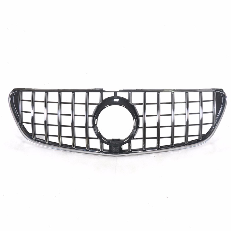 Grill passend voor Mercedes V-Class W447 (2014-..) GT Look Zwart/Chroom