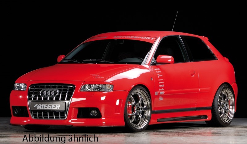 Voorbumper Audi A3 8L R-Frame Alluminium Gaas ABS Rieger