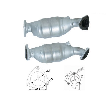 VW PASSAT 3B(G) 2.0i 8V 1984 cc 85 Kw / 116 cv AZM Magnaflow CAT