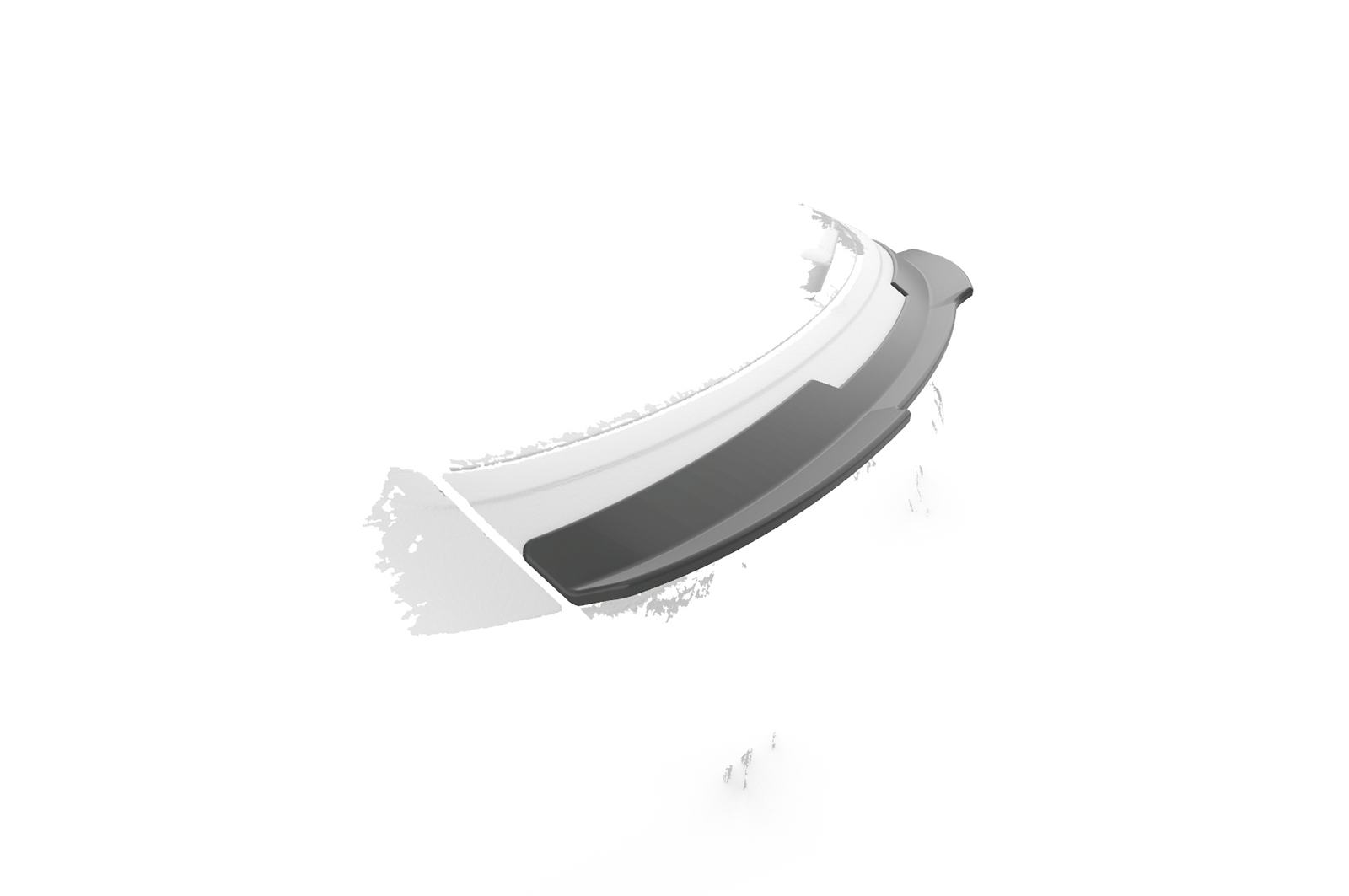 Spoiler passend voor Volkswagen Taigo CSR Glans Zwart