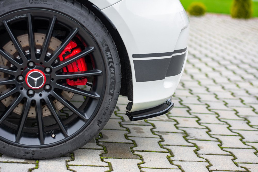 Diffuser Hoeken Mercedes W176 A45 AMG Glans Zwart