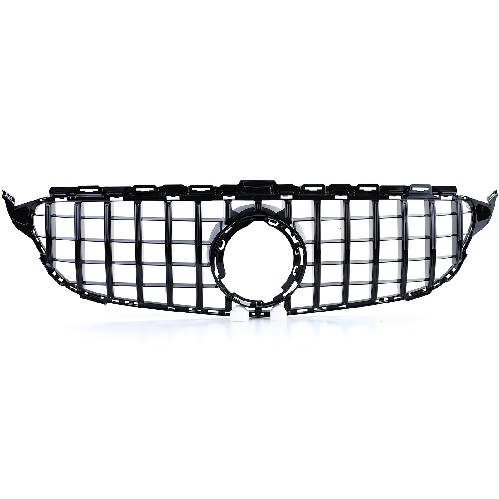 Grill passend voor Mercedes W205 13-18 Zwart Glanzend