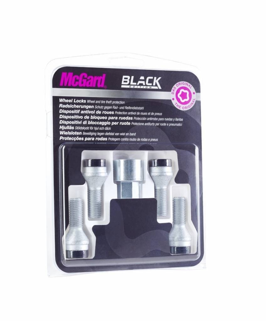McGard Slotbouten zwart 14x1.5 49mm/17mm