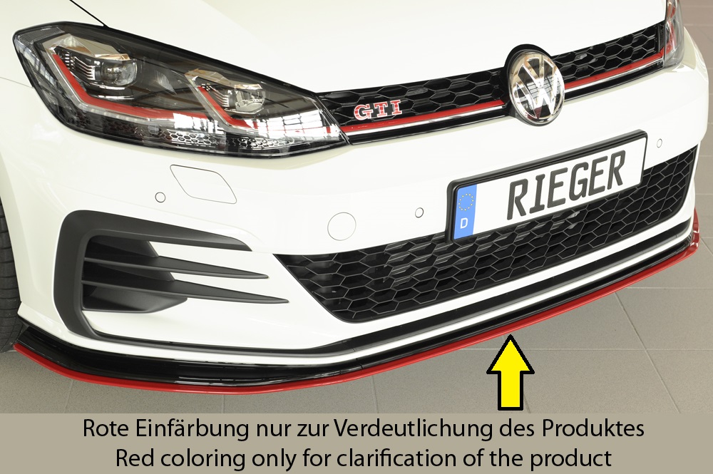 Voorspoiler passend voor Volkswagen Golf 7 GTI TCR Rieger