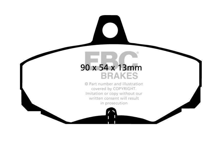 EBC Brakes CATERHAM Seven 1.6 94-.. Remblokken achterzijde