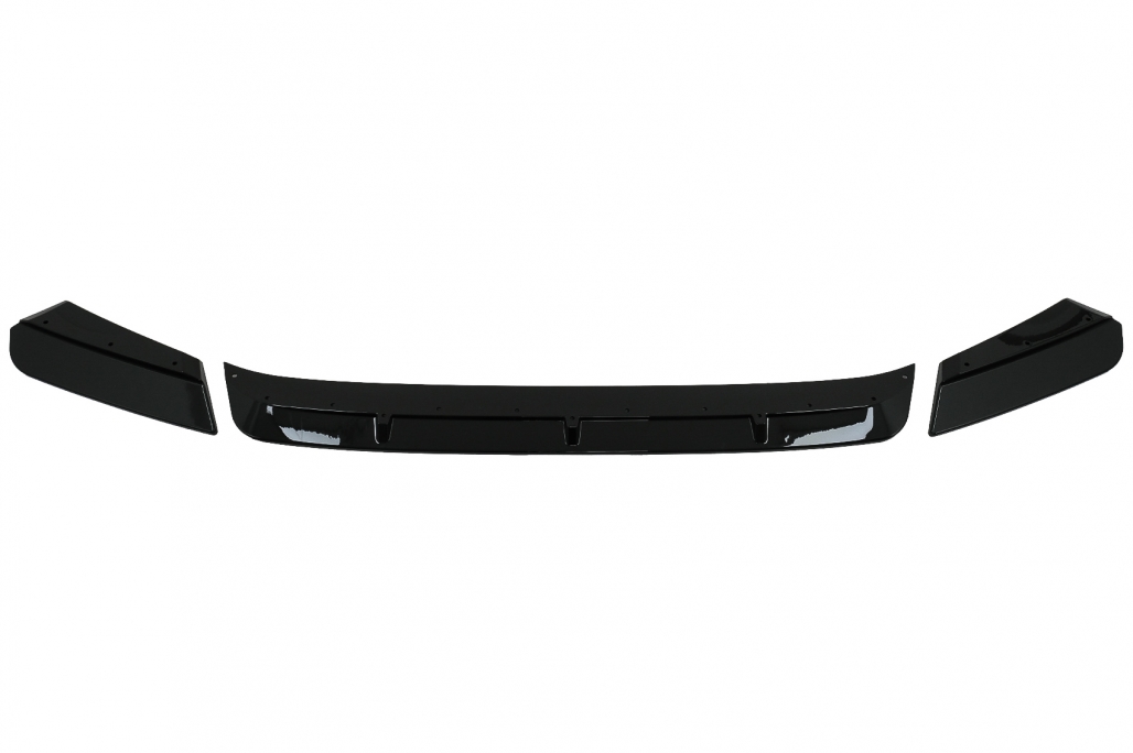 Voorspoiler passend voor BMW X3 G01 X4 G02 M-Sport 2018- Glans zwart