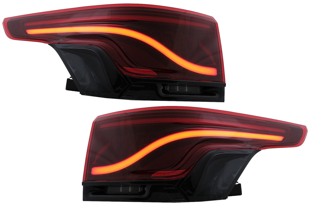 Glohh GL-5i Dynamic LED Achterlichten  Range Rover Sport L494 2013-2017 & 2018- - Rood/Rookgrijs
