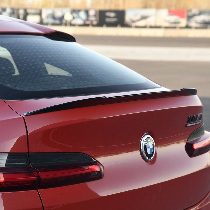 Spoiler passend voor BMW X4 G02 Glans Zwart