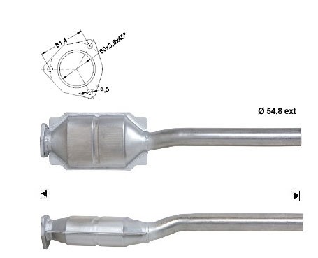 VW BORA 1.9TDi 4Motion 1896 cc 96 Kw / 130 cv ASZ Magnaflow CAT