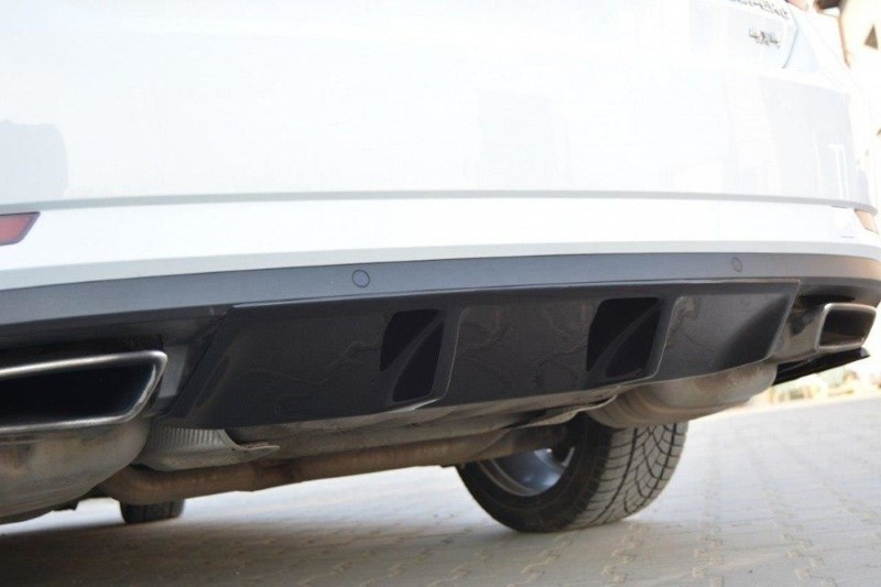 Diffuser passend voor Skoda Superb 3 Maxton Design glans zwart