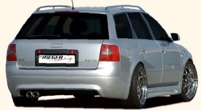 Achterbumper Diffuser zonder PDC Audi A6 4B Avant 05.97-06.01 Rieger
