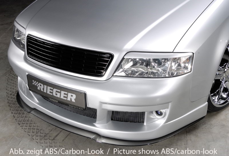 Spoilerzwaard voor Voorbumper passend voor Audi A6 4b vanaf model 02 Rieger