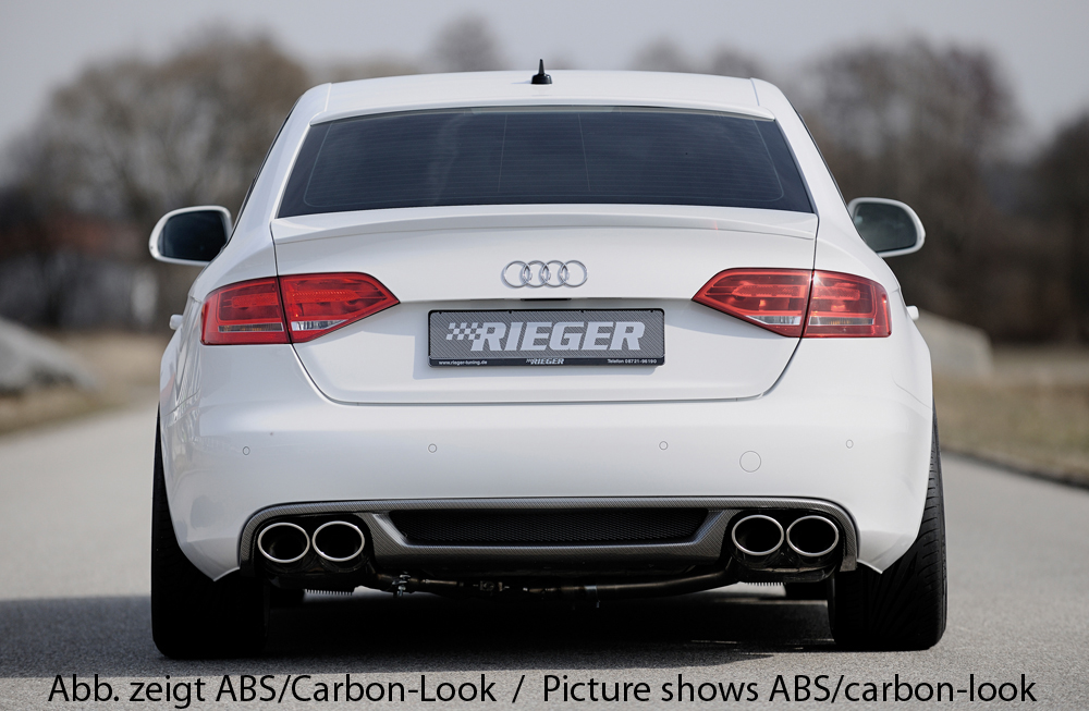 Diffuser Audi A4 B8 7-11 S4 Look Rieger