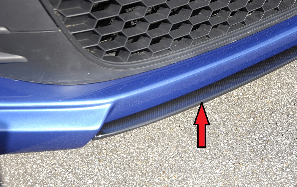 Voorspoiler passend voor Volkswagen Scirocco Rieger Carbon