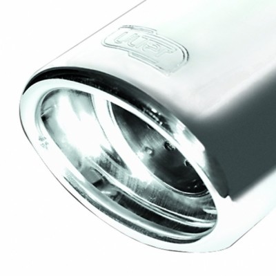 Einddemper Honda Civic 1996-2001 RVS eindstuk 95x65mm rond