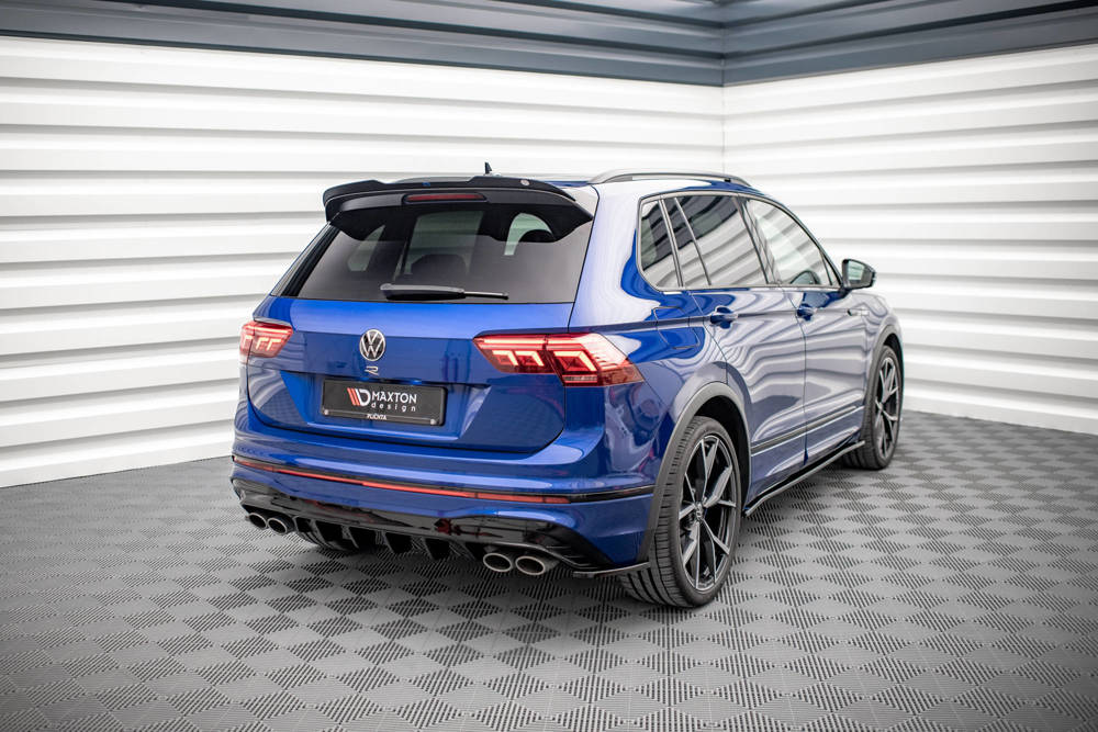 Spoiler passend voor VW Tiguan R MK2 Facelift Maxton Glans Zwart