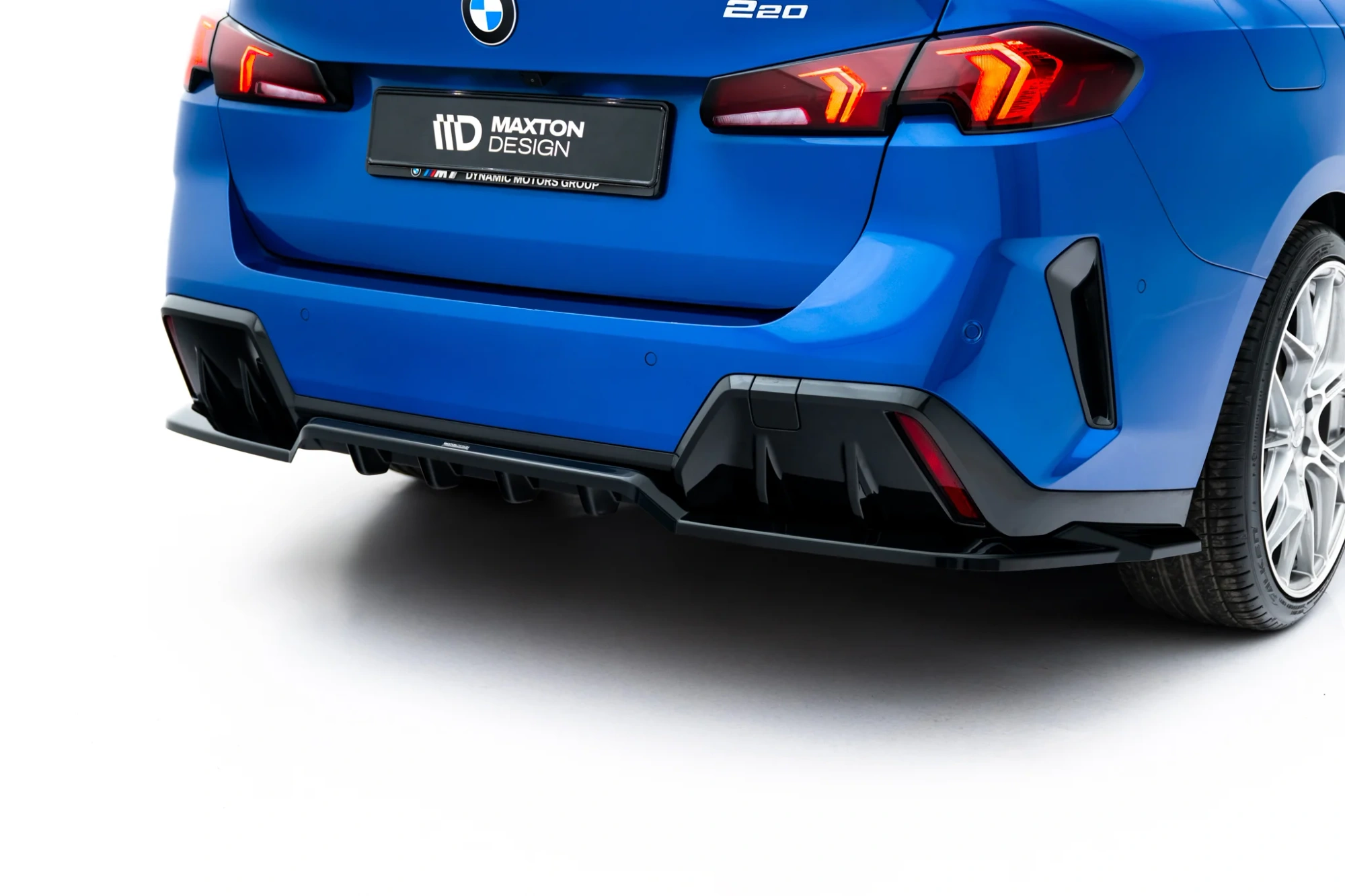 Diffuser passend voor BMW 2 M-Pack Gran Coupé F74 Maxton Glanzend Zwart