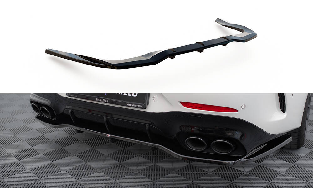 Diffuser passend voor Mercedes AMG GT43 Maxton Glans Zwart