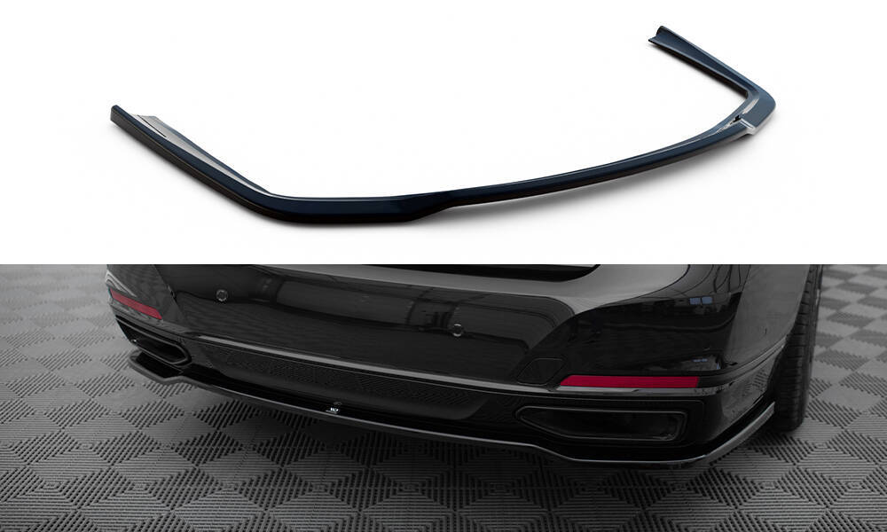 Diffuser passend voor BMW 7-Serie G11 FL Maxton Glans Zwart