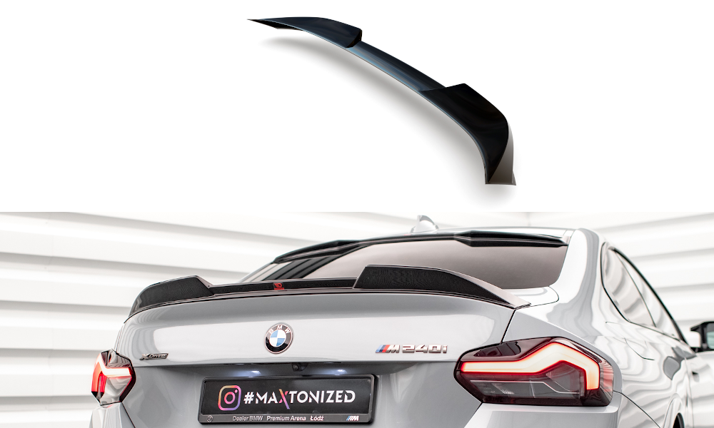 Spoiler passend voor BMW 2 Serie G42 Coupe Maxton Glans Zwart