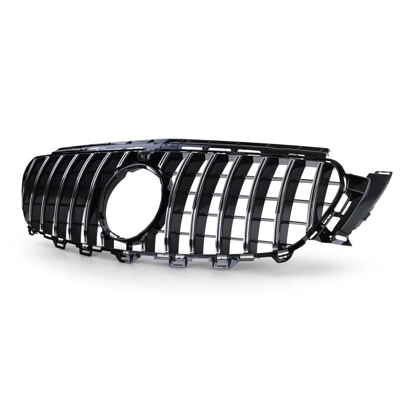 Grill passend voor Mercedes Benz E-Class W213 S213 C238 (2016+) GT-R Panamericana Design Chroom met 360 Camera