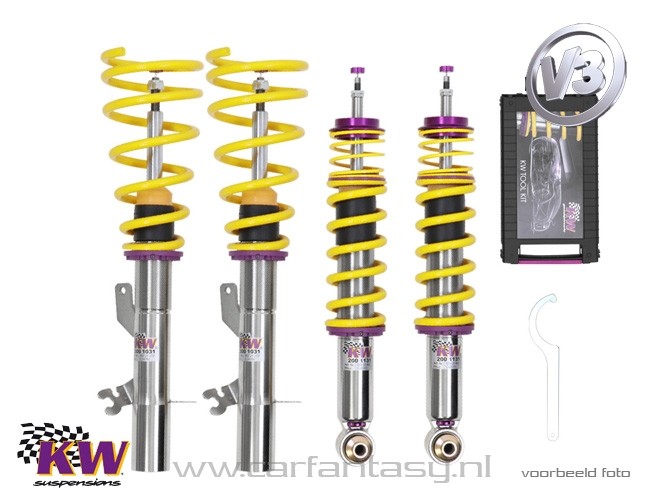 Schroefset KW V3 inox Audi A3 8V 1.2 TFSI 08/2012-