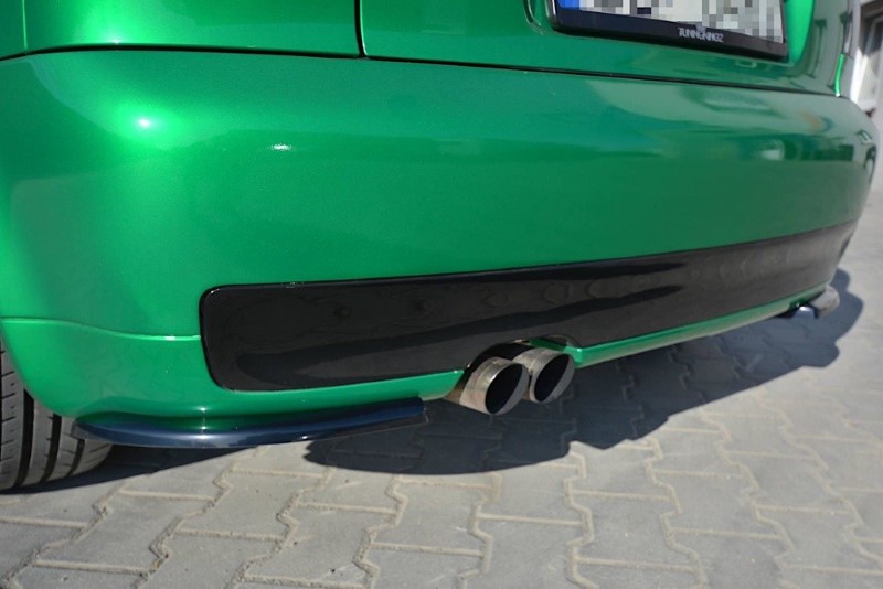 Achterzijde Spoiler passend voor Audi S3 8L Glanzend zwart