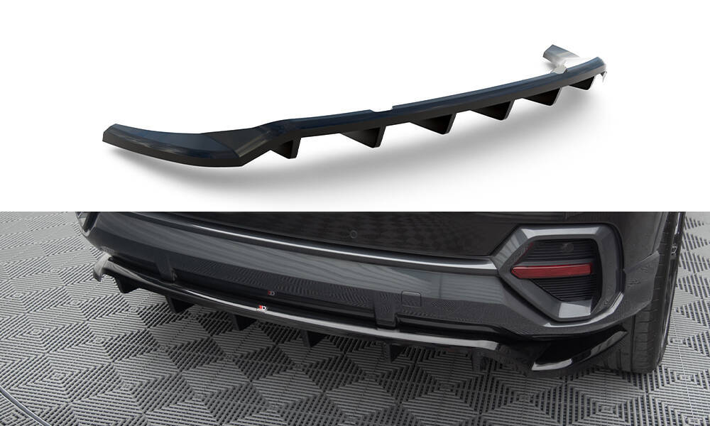 Diffuser passend voor Audi Q3 Sportback F3 Maxton Glans Zwart