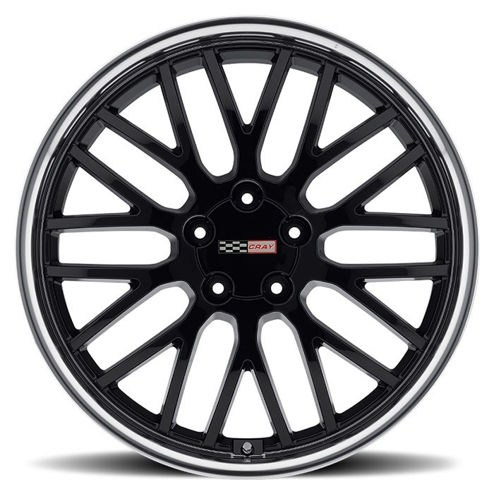 Velgen Cray Manta 18x10,5 5x120,65 ET65 Glanzend Zwart + Machine