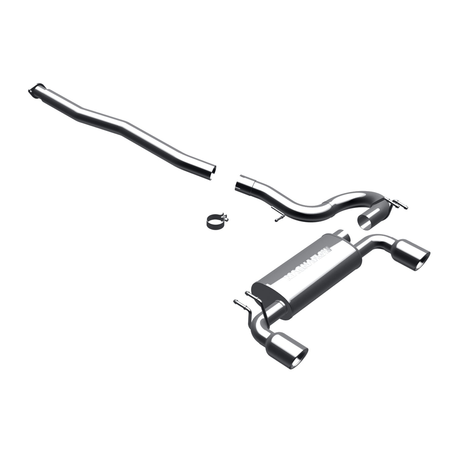 Mitsubishi Cat-Back 08 Mitsu Lancer Evo 2.0L Tu Magnaflow Cat-Ba