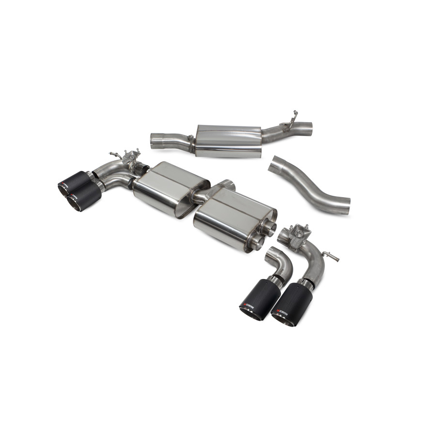 Audi S3 2.0T 8V (3 Door & Sportback) PFL Resonated cat/gpf-back system with valves