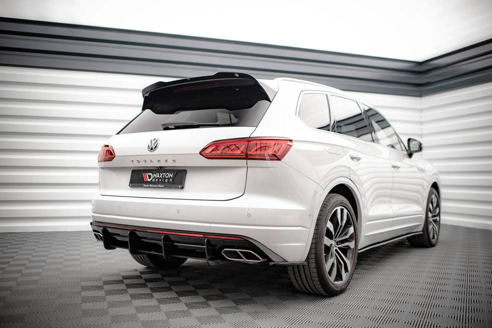 Spoiler passend voor Volkswagen Touareg MK3 R-Line Maxton Glans Zwart